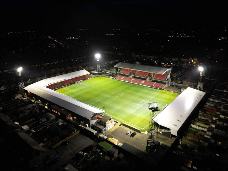 Blundell Park aerial view